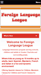 Mobile Screenshot of foreignlanguageleague.com